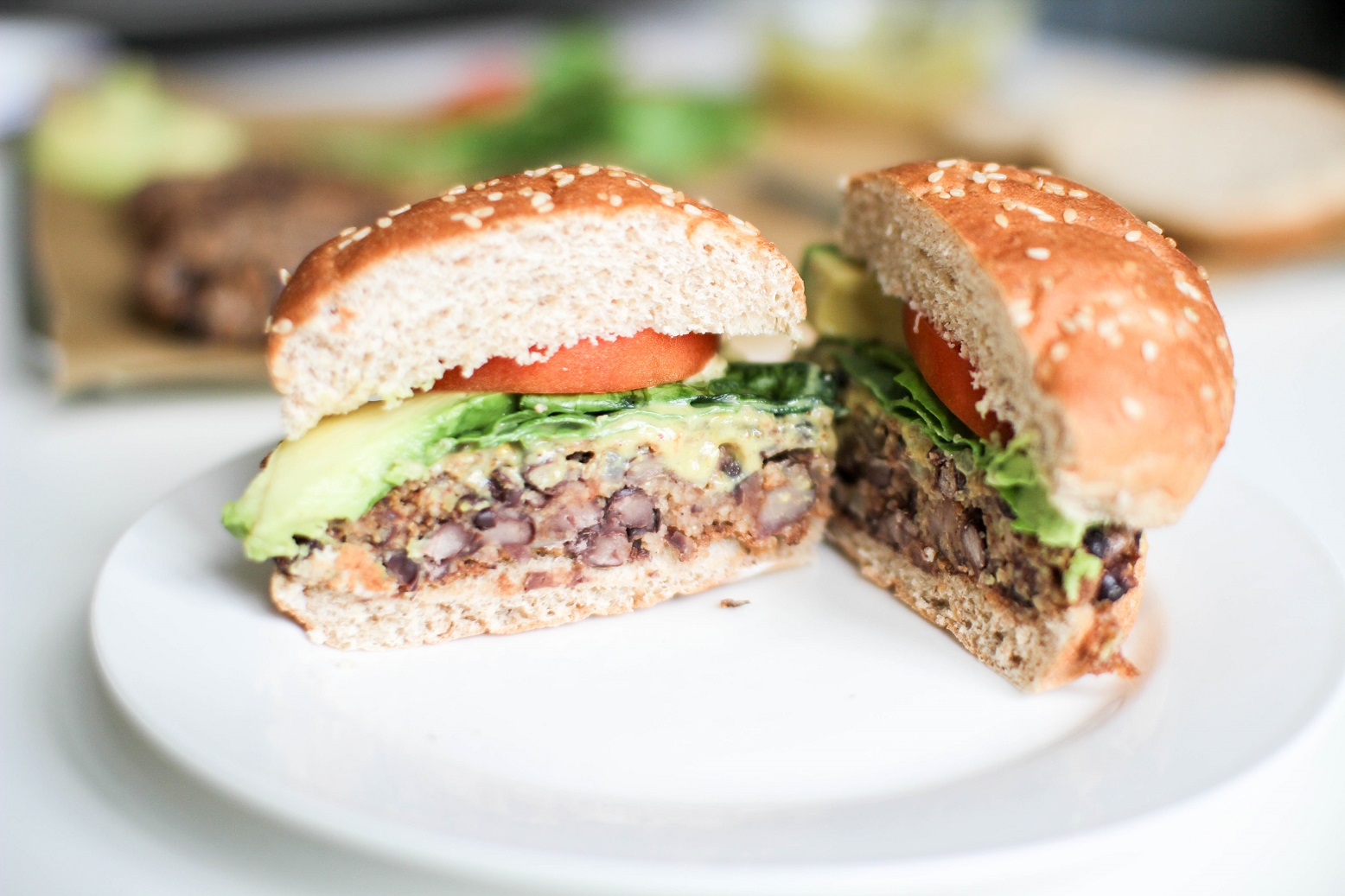 haricots-noir-burger-couscous