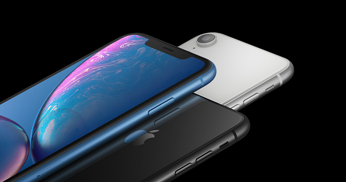 Le nouveau iPhone XR de l'entreprise Apple