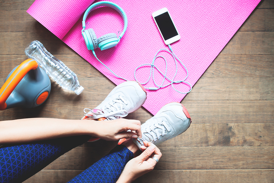 la santé et l'entraînement sportif à domicile