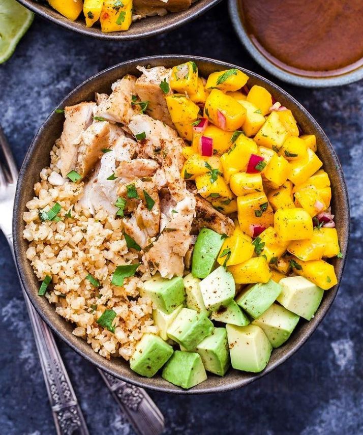 fish taco bowl