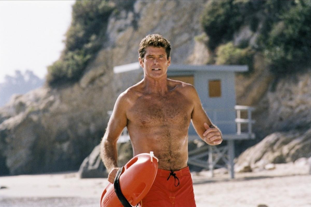 David Hasselhoff running