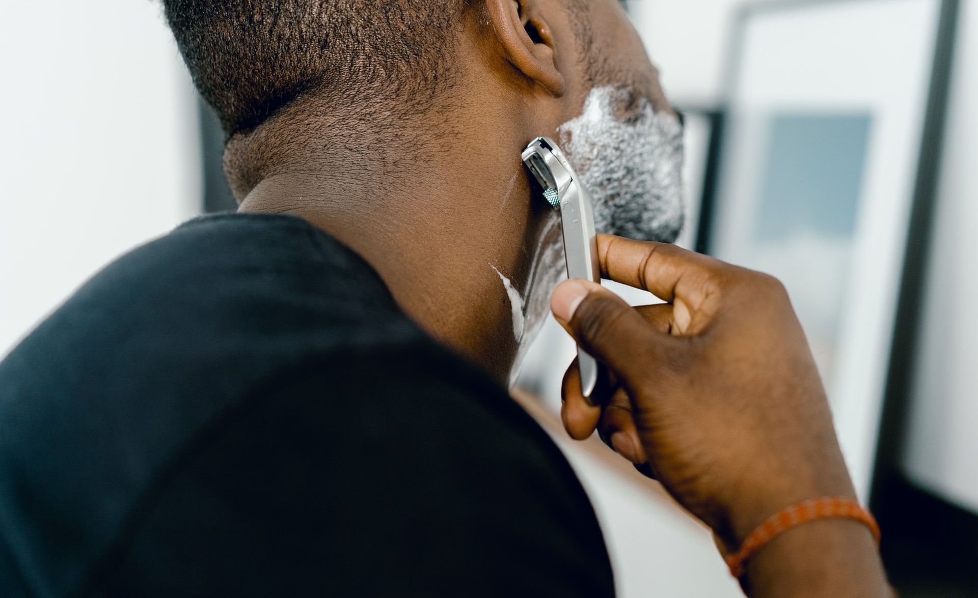 shaving beard