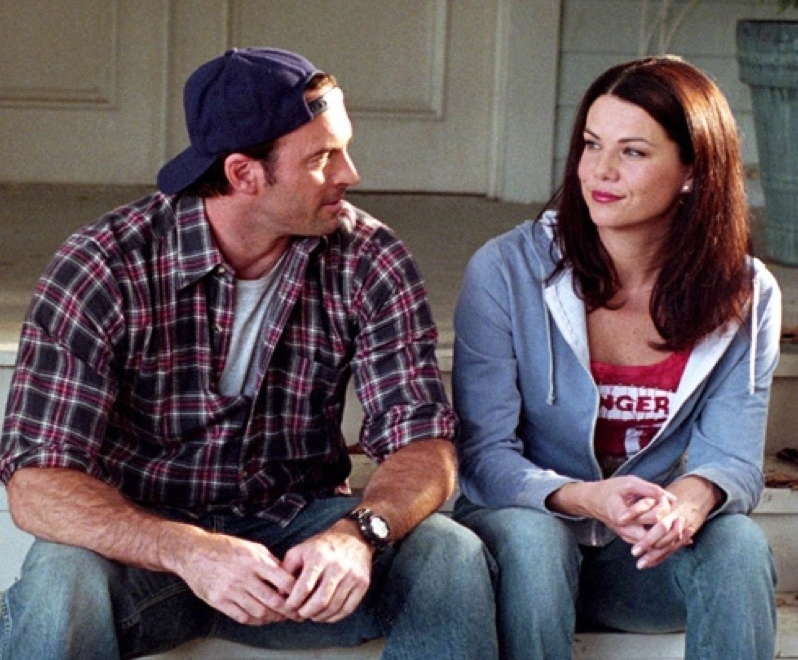 Lorelai Gilmore and Luke Danes