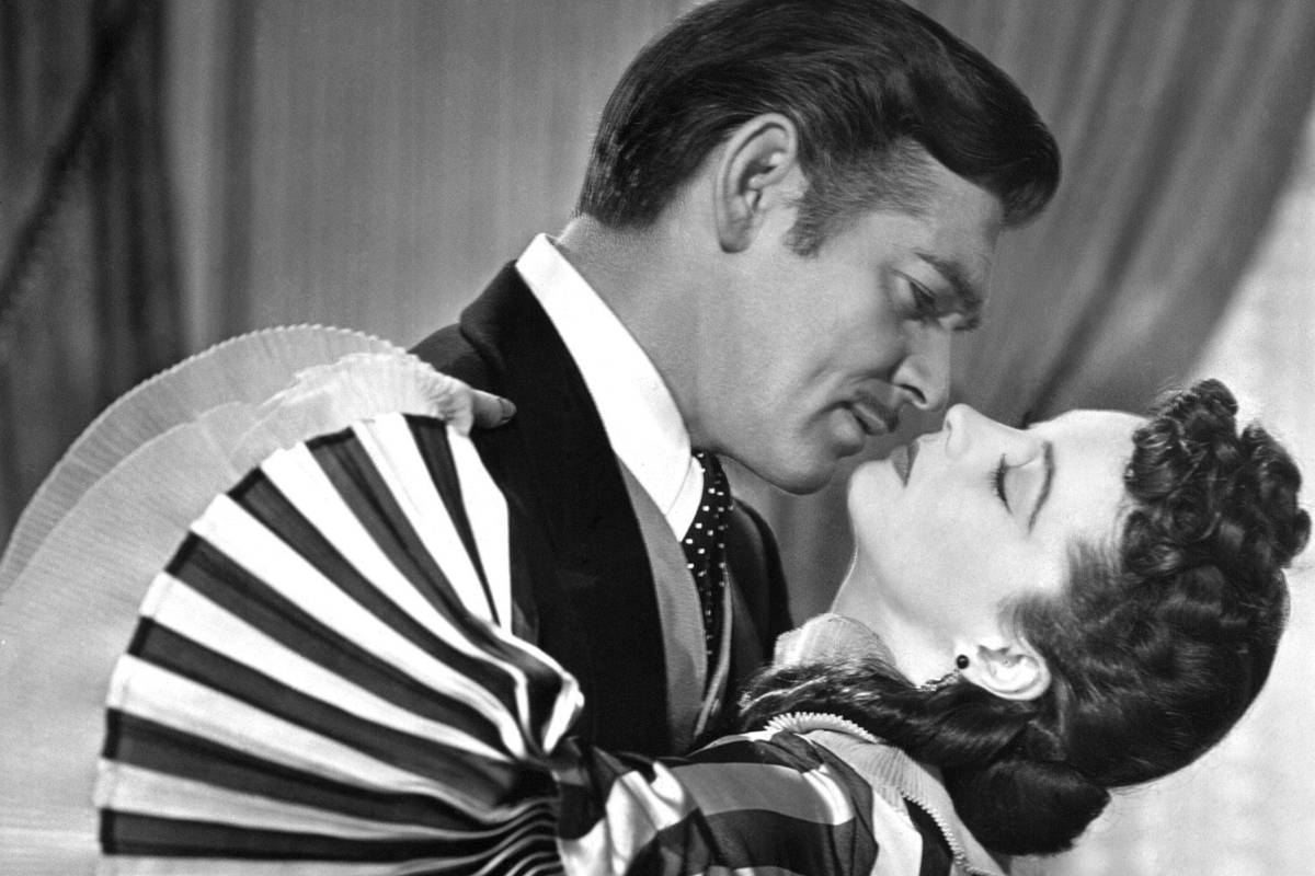 Gone With the Wind: Rhett and Scarlett Kissing