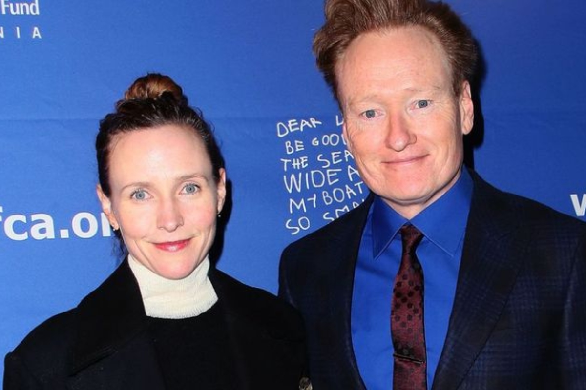 Conan O'Brien and Liza Powel