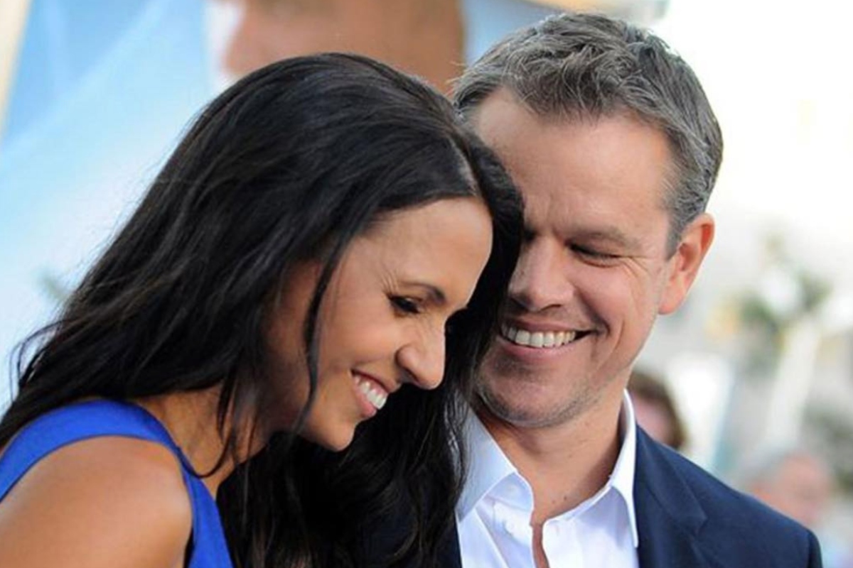 Matt Damon and Luciana Barrosso