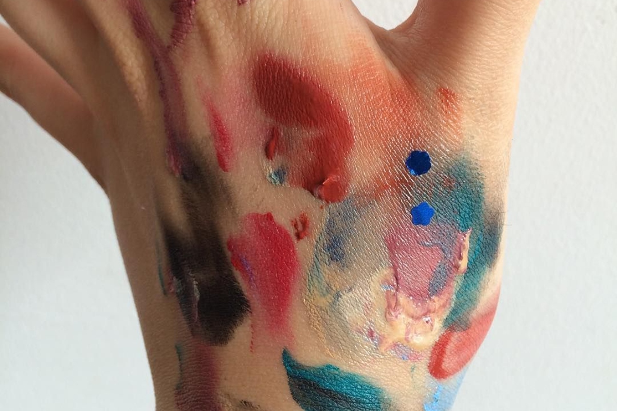 Paint Smudges On Hand