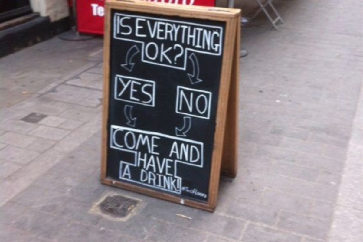 Business Sign For Bar