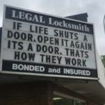 Funny Business Signs Put Up For Your Entertainment