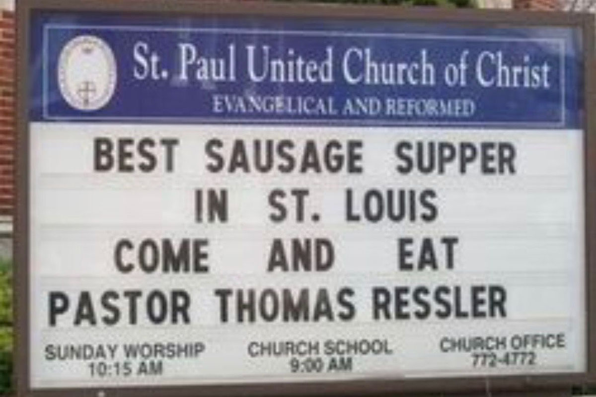 St. Paul United Church of Christ' sign