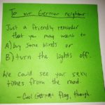 Hilarious Neighbor’s Note Goes Viral 🤣