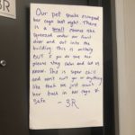 Hilarious Neighbor’s Note Goes Viral 🤣