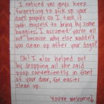 Hilarious Neighbor’s Note Goes Viral 🤣