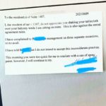 Hilarious Neighbor’s Note Goes Viral 🤣