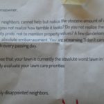 Hilarious Neighbor’s Note Goes Viral 🤣