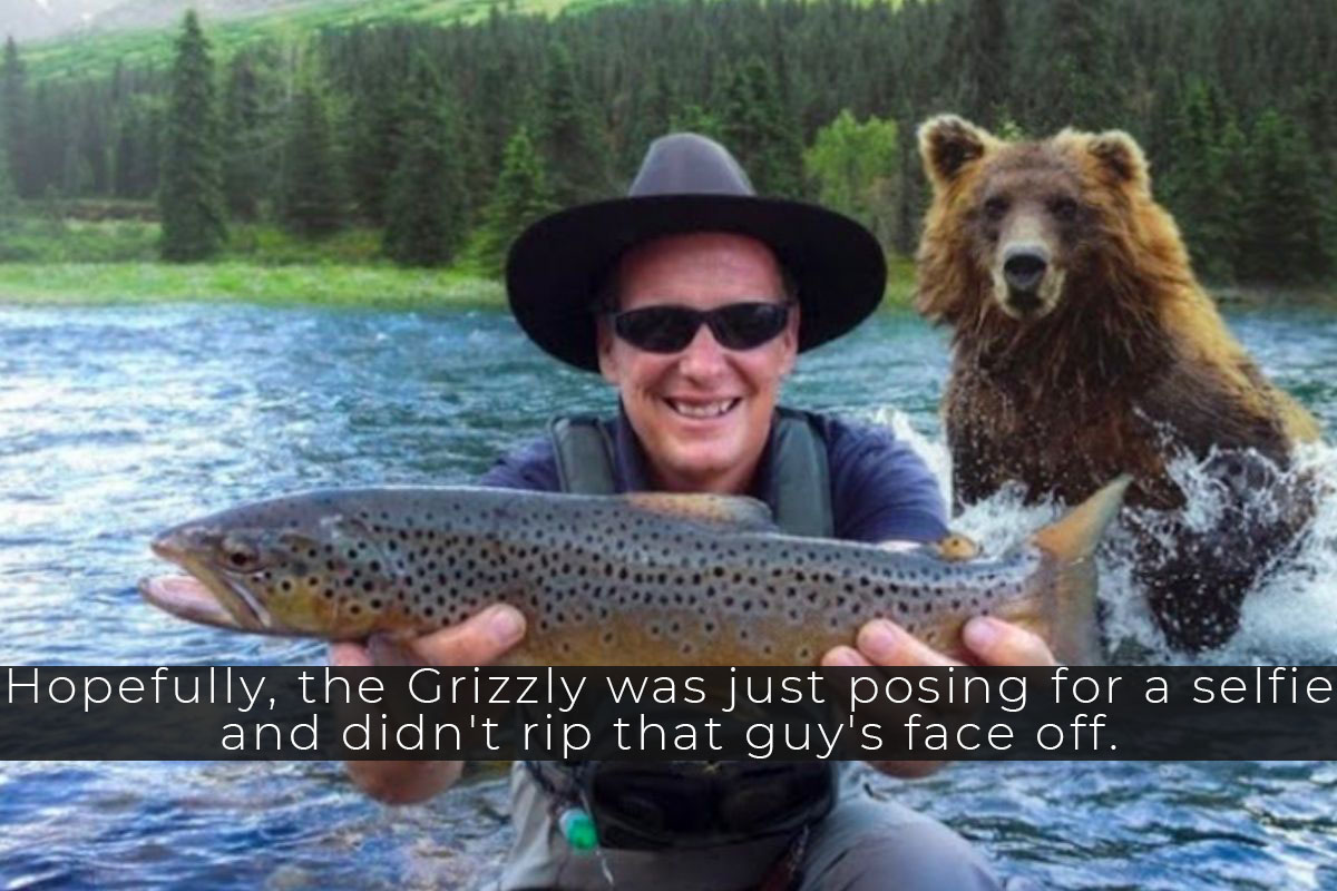 man fishing