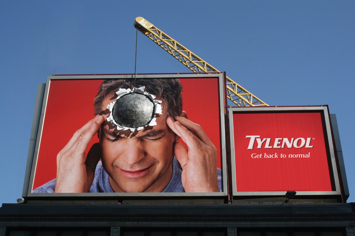 Funny Tylenol Billboard