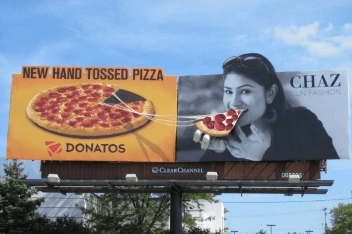 Hand Tossed Pizza Billboard