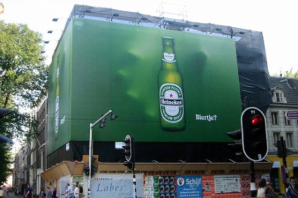 Heineken Hand Billboard