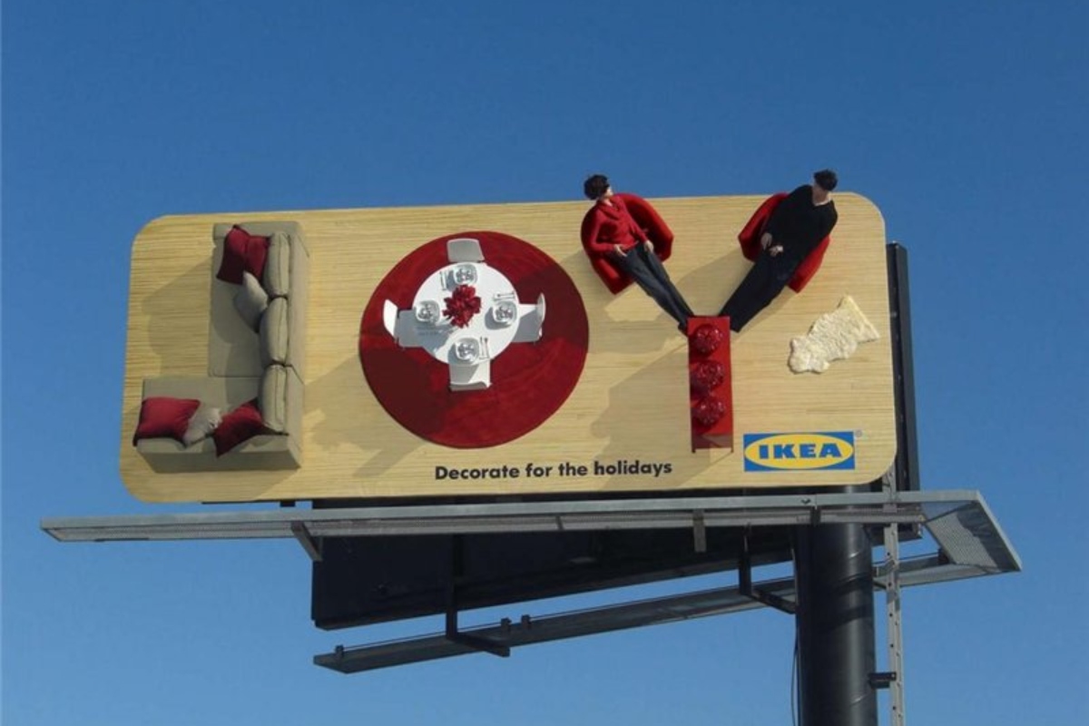 Ikea Living Room Billboard