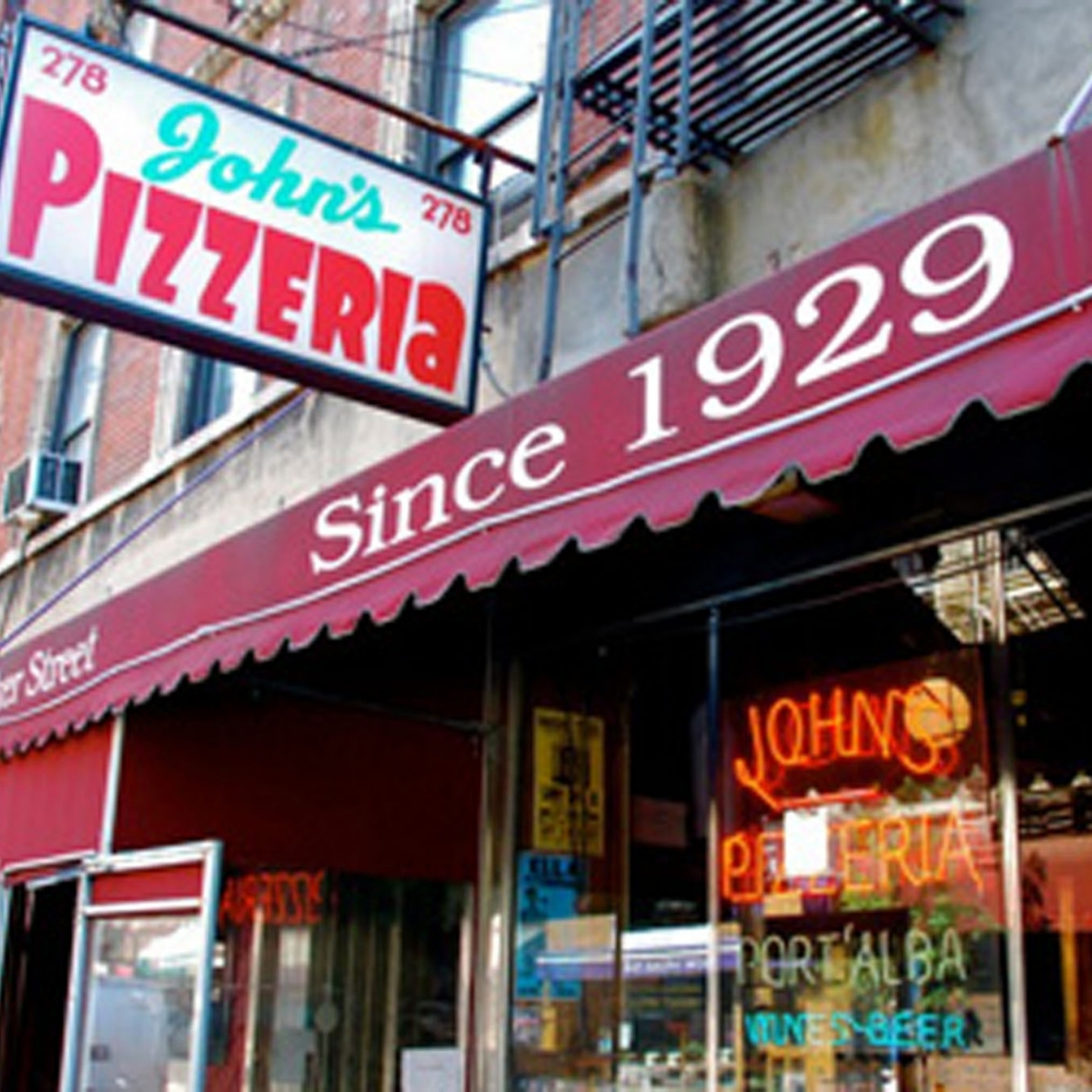 john's pizza front