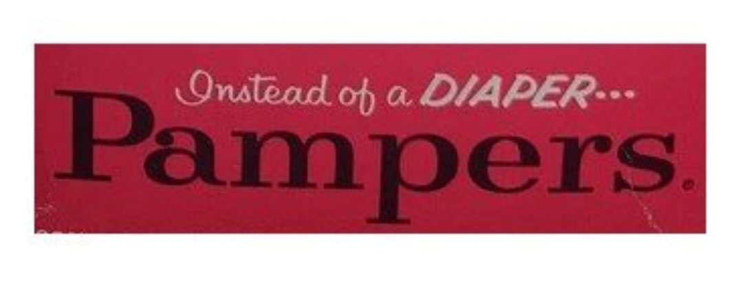 Pampers Logo 1961