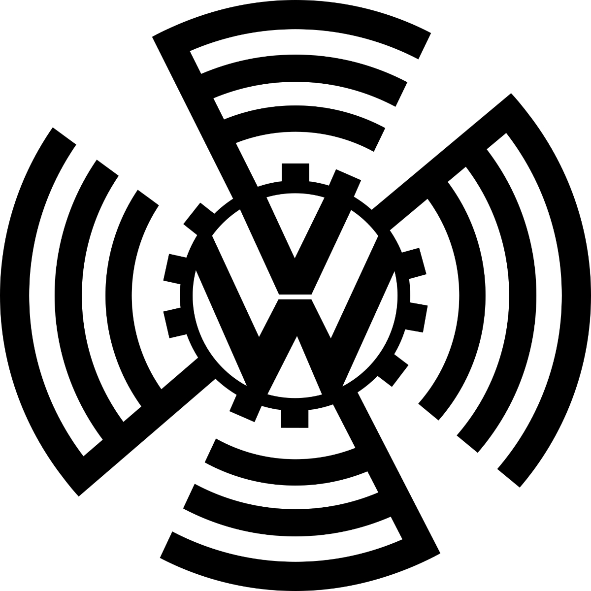 Volkswagen Logo 1937