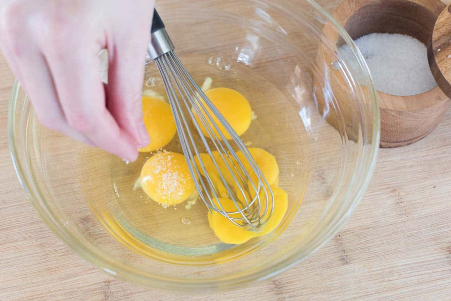 pre-salting eggs