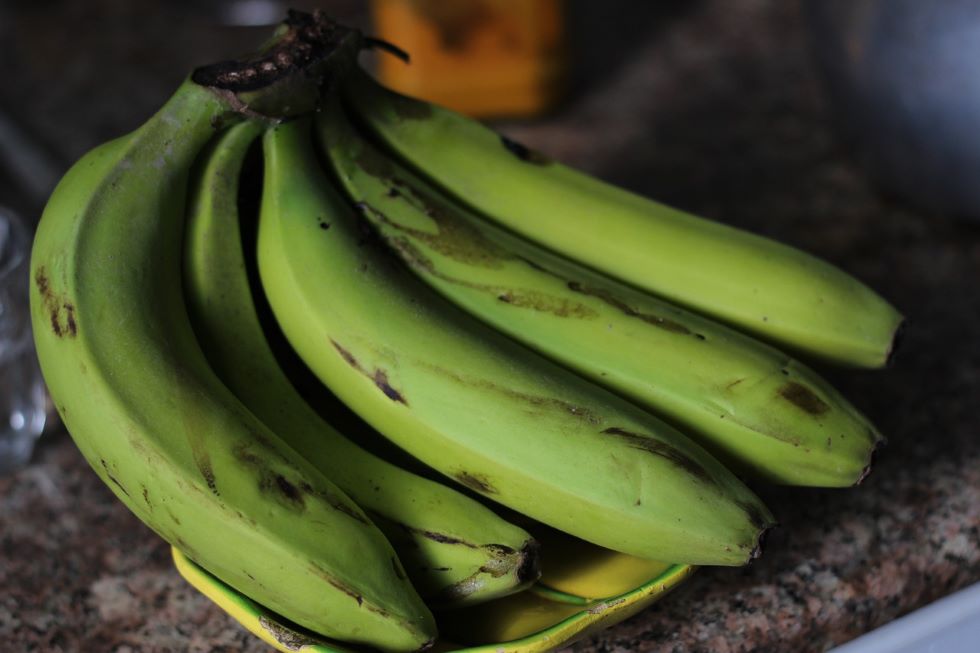 green bananas