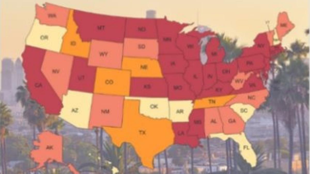 What Are The Top 10 Rudest States In America 2024 - Merci Ludovika