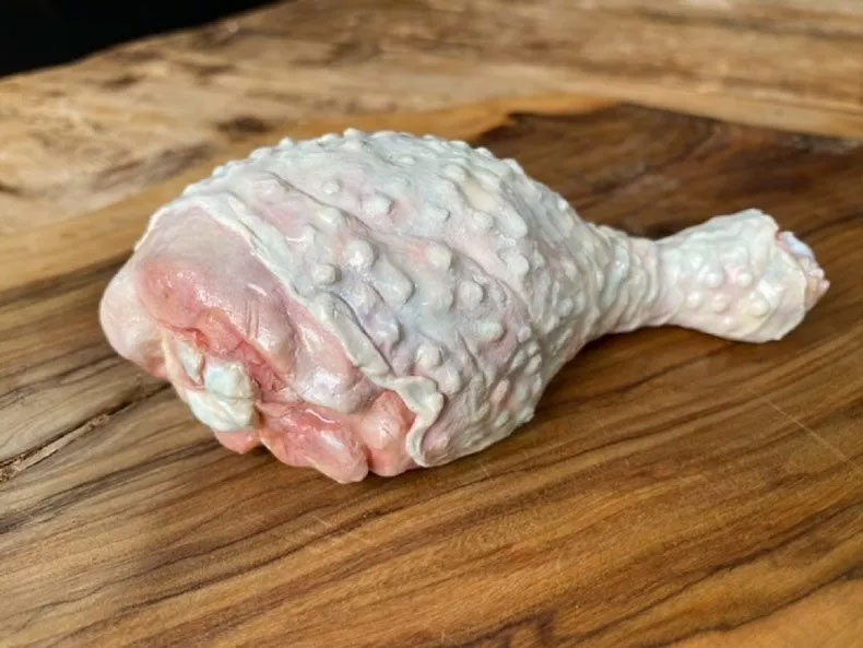 raw chicken cake